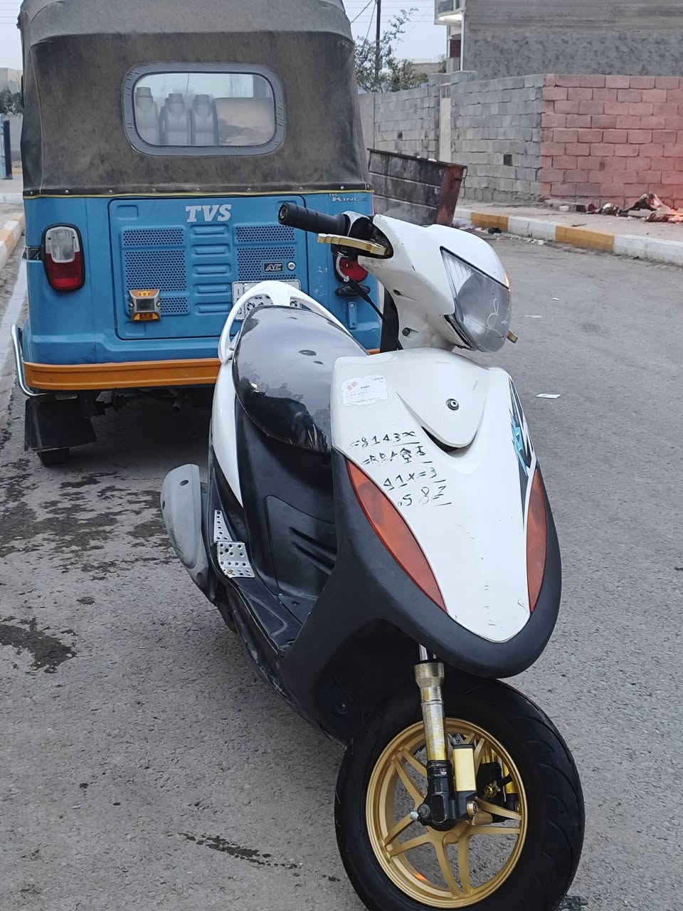 للبيع فقط ماكس عدله شلعه ومعدل اشك الكاع دبلات رياضي خلفي امامي يدات رياضي ستان رياضي اوياله رياضي نقصها بس اكلوبات الدراجه خير من الله السعر ٥٢٥ ديالى بعقوبه بهرز الرقم ***********
