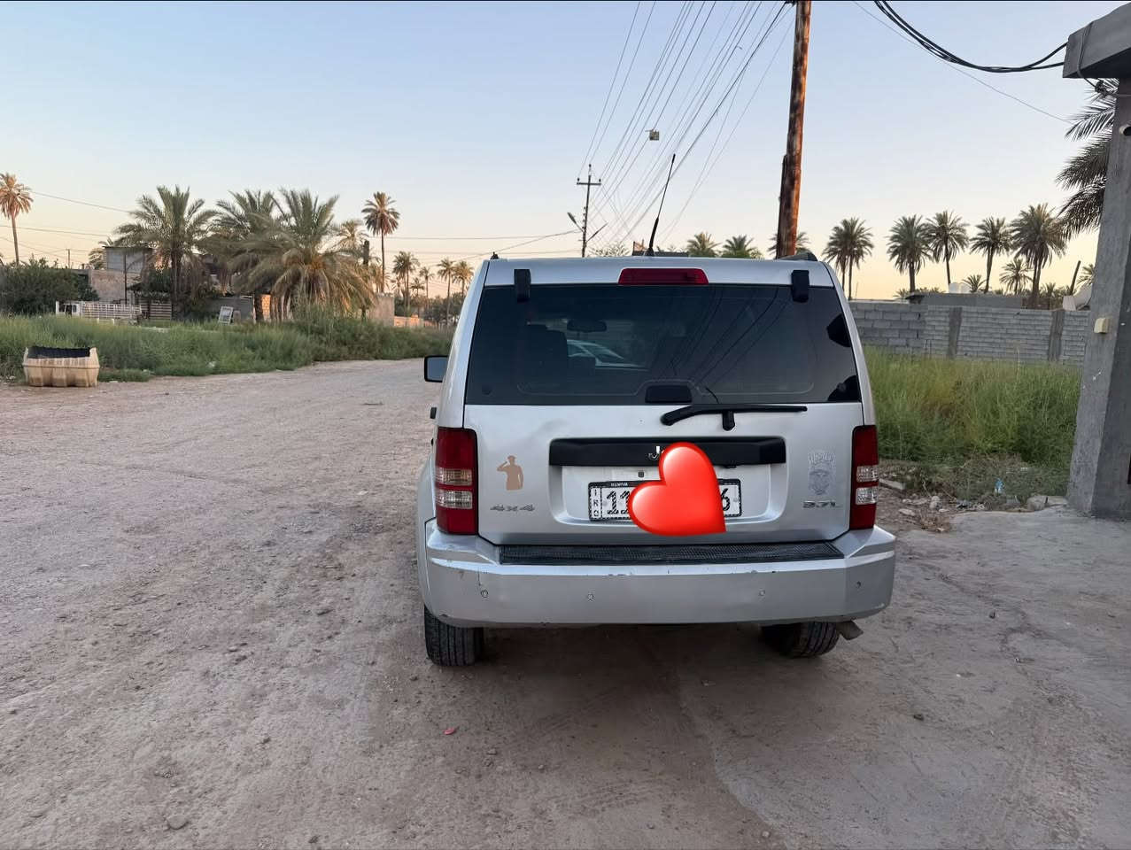 جيب ليبرتي ٢٠٠٨ بغداد سياره باسمي اصدار سنويه ورقم جديد سياره جاهزه مابيها اي نقص مكان السياره بغداد الفحامه قرب جزيره بغداد السياحيه 
غير متواجد ع فيس 
***********
