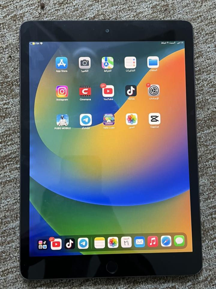 ايباد 9 للبيع مبدل فقط كلاس ب190 الف واتساب موجود *********** بغداد حي اور
