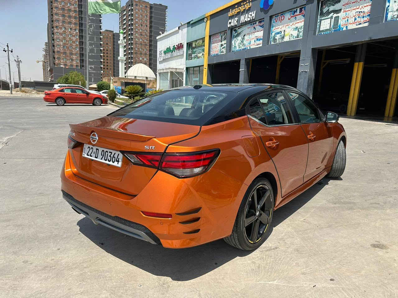 السلام عليكم
للبيع  
نيسان سنترا  SR موديل :2022 رقم اربيل بأسمي  
السعر :170 وبيه مجال  بسيط
اللون : مشمشي مميز 
حجم المحرك : .2.0L( 4,سلندر )
سياره كامله و جاهزه دينار متصرف
 ملاحظة السيارة : حادثه حافة البنيد فقط ربع بنيد صبغ مثل 
مموضح بالصورة  
و بابين عكس جهة سائق كلير

بدون دواخل 100%
ايرباك كله سليم 
المواصفات : 𝐒𝐑
فول مواصفات  
 ابواب بصمة
بصمة تشغيل 
تشغيل عن بعد (Remote Start)
شاشة  ايباد
كاميرة 
اوتو ستارت Auto Start
اوتو ستوب Auto Stop‎
رادار امامي (تحديد مسار)
رادار جانبي  (نقاط عمياء)
رادار خلفي (التحذير من الاصطدام)
حساسات امامي
حساسات جانبي 
حساسات خلفي 
نظام : Eco
نظام : Normal 
نظام : Sport
كشنات جلد
كشنات كهربائي
تحكم استيرن  
لايتات LED زينون بيلادي
بكلايتات LED  بيلادي 
ويل كروم
بعد هواية مواصفات…
‏‎تفاصيل اكثر الاتصال علی الرقم   
***********
واتساب 
 

‏‎
