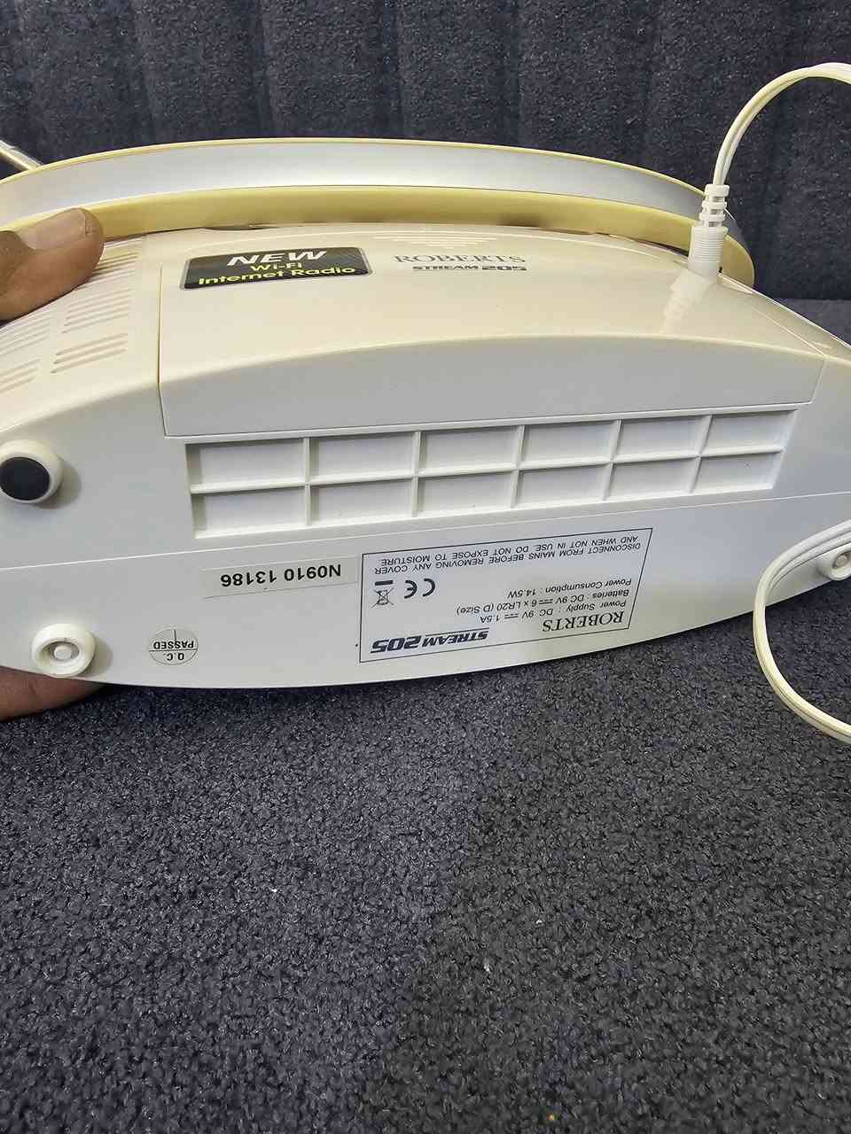 السلام عليكم
راديو روبرتس بريطاني باحث fm
وDAB fm كهرباء وباتري نظيف جدا 
وكذلك به wifi لراديو الانترنيت ويكتب اسم القناة سماعتين اماميةبالاضافة يشغل usb مكاني بغداد سعره ٤٠ الف وتوصيل موجود


**إذا كنت صاحب هذا الإعلان وتريد حذفه لأي سبب، رجاءا أرسل رسالة إلى الدعم الفني**