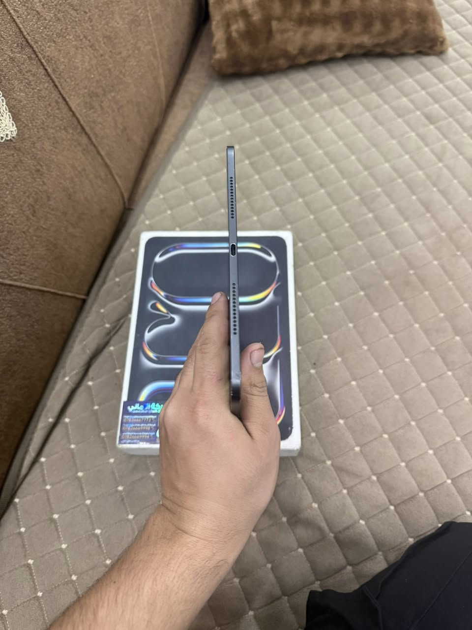 ‏سلام عليكم اخوان عندي ايباد M4 بطارية89/100 نظافة ٩٠/١٠٠"السعر 850للتواصل
‏ذاكرته 256 
‏العنوان بغداد
***********
