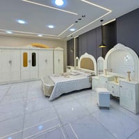 غرفة مرمري • ٧ قطع • سرير ١٦٠×٢٠٠