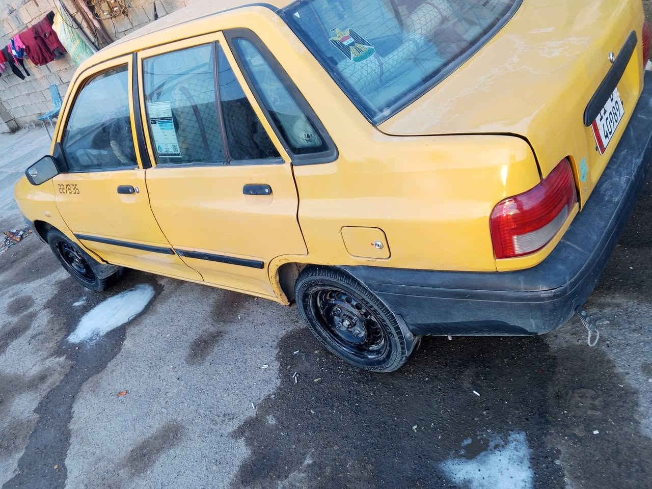 سلام عليكم للبيع سايبه موديل 11 كير أو مكينه مكفولات تخم تاير رقم بغداد نكليزي تحويل ثاني يوم مصفره مكان بغداد ***********
