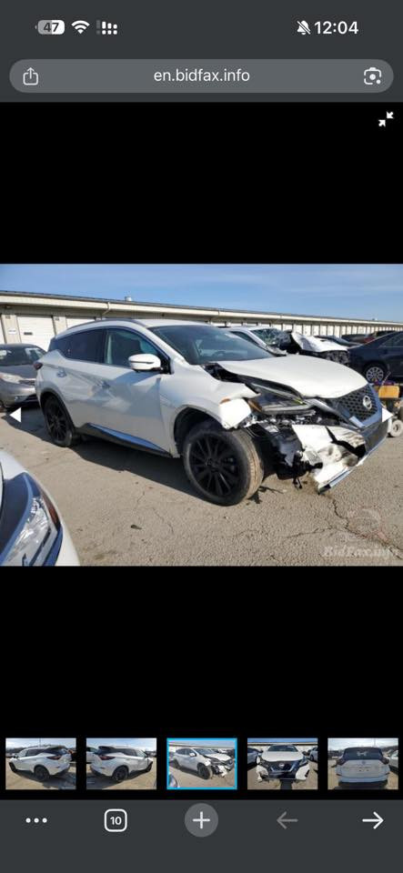 السلام عليكم
نيسان مورانوا 23 فول مواصفات عدا الفتحة 
هزة ورقم جديد رقم بغداد
الحادث جدا خفيف الصور بالمنشور 
ماشية 40 الف 
السعر 170 
للتواصل ***********
