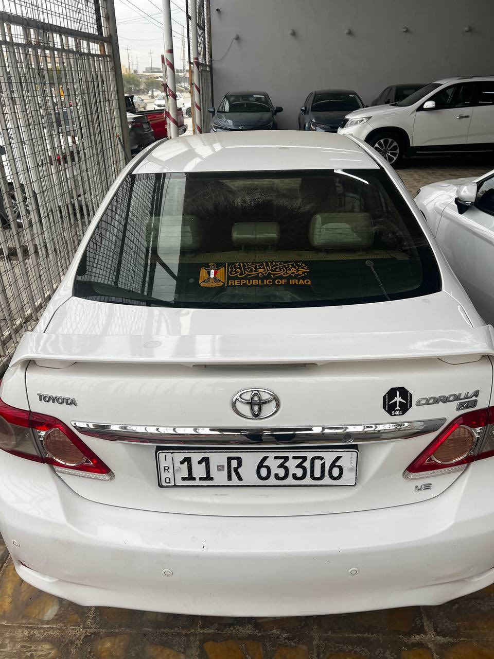 السلام عليكم كورلا خليجي (2013) رقم بغداد بإسمي تحويل مباشر سنويه لل 2029 بيها بارد شبر بال جاملغ الامامي سياره كلين مكفوله كفاله عامه من كلشي تبريد تدفئه تحكم ستيرن حداديه جديده تخم تاير جديد مكينه 1800 العنوان سامراء 
الهاتف (***********)

السعر 150$
