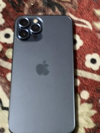 آيفون 12برو مكس 128مبدل شاشه وبطريه وكمره فيس ايدي متوقف شاشه بيها خط ...