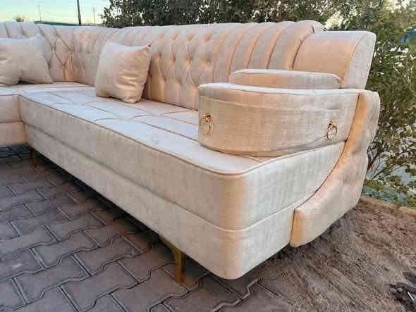 يوجد لدينا تخم جديد حسب الطلب للحجز تواصلو معنا في الأرقام الاسفل

ديوان گامل 10 مقاعد 6 أمتار ونص حرف L 😚
مع 6 كوشات + طبله  هدية 🎁 

مواصفات العمل
قوه الهيكل المقعد بلوك اسود +الخشب چام روسي   
الاسفنج مميز  اول 🌷
القماش قديفة او وتر بروف حسب الطلب 💓 
كما تتوفر قيسات حسب المساحه والطلب 

توجد خدمة توصيل  🚚 في بغداد وجميع محافظات عراقنا الحبيب 🇮🇶بأسعار مناسبة وحسب الطلب 

ضمان العمل سنتين 
☝️أي اختلاف عن المواصفات المذكورة الك حق رفض الطلب بدون دفع اي مبلغ 🫶

 الاستفسار/***********/***********
