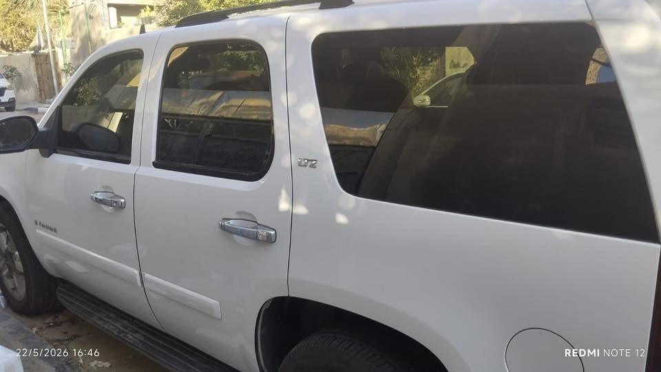تاهو 2009 متومة 
فول مواصفات LTZ vip 
بنيد صبغ فقط بسبب الجراد
مكانها بصرة مركز  

***********
