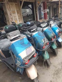 دراجة شحن كهربائية • ٦ بطاريات ليثيوم • بصمة