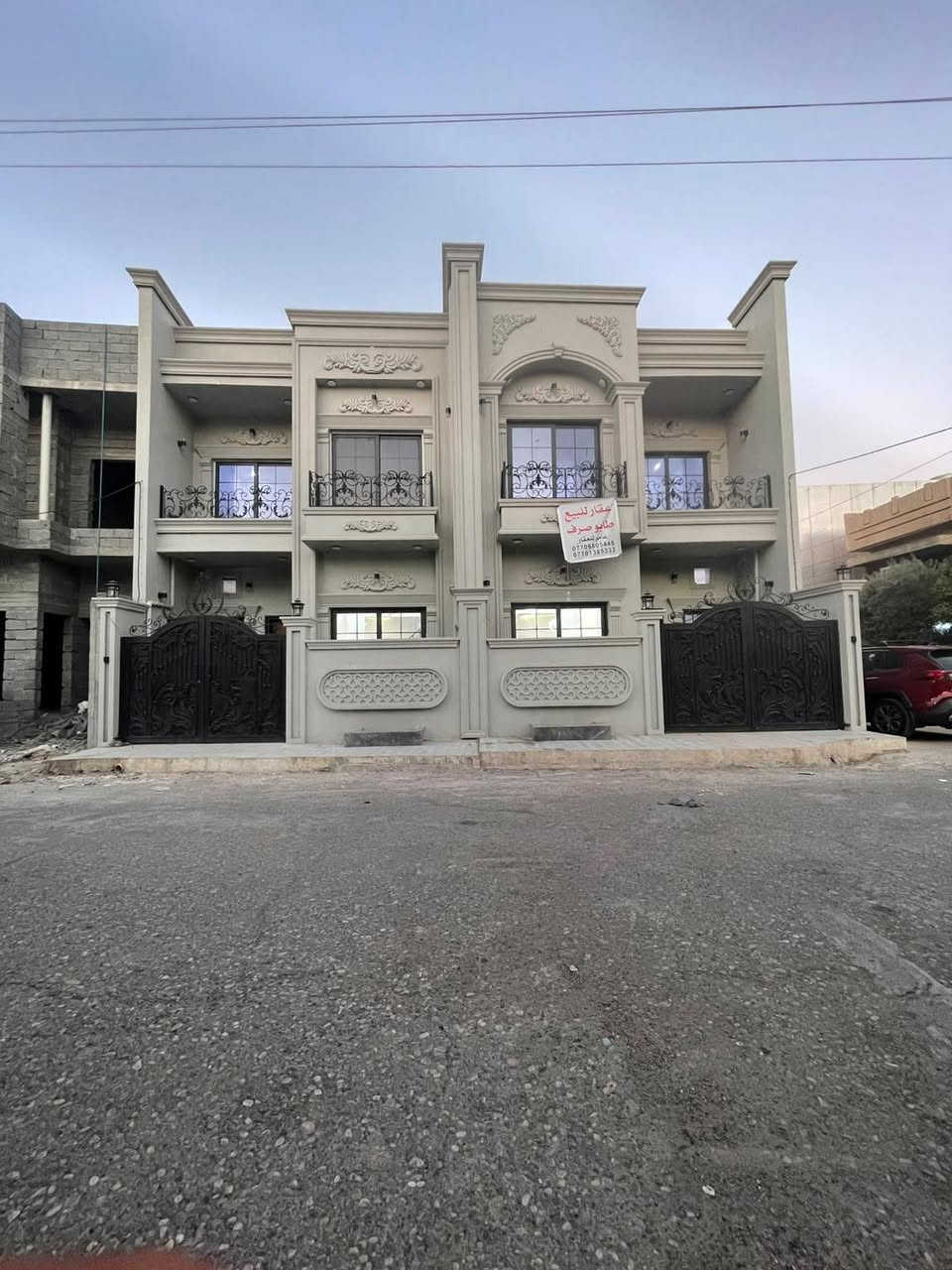 🏡 فرصة مميزة – 4 دور للبيع في موقع ممتاز

📍 الموقع: طريق بغداد – خلف الجبهة التركمانية

كل بيت مساحته 100م واجهة 6.75

▪️ 4 دور متوفرة للبيع▪️ 2 دور مكتملة البناء وجاهزة للسكن▪️ 2 دور قيد الإنشاء (هيكل)▪️ 2 دور ركن▪️ 2 دور بجانب الركن▪️ موقع مميز وحيوي مناسب للسكن والاستثمار.

📞 للاستفسار احمد عامر : ***********

📍 زورونا في مكتب عامر للعقاركركوك – حي عدن – قرب جامع تحسين صوراني – مقابل مول المتوكل.
