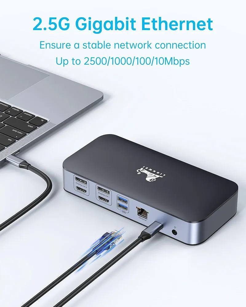 العلامة التجارية: LIONWEI
قاعدة شحن عالمية 15 في 1 بمنفذ USB C مع منفذ عرض مزدوج 4K ومنفذ HDMI لجهاز ماك بوك M1/M2، مزود طاقة 120 واط، ايثرنت 2.5G، USB 3.1/3.0/2.0، SD/Micro SD، من ديسبلاي لينك، من ليونوي


**إذا كنت صاحب هذا الإعلان وتريد حذفه لأي سبب، رجاءا أرسل رسالة إلى الدعم الفني**