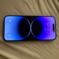 ايفون 14 برو ماكس للبيع  مكسور ضهر فقط  بطارية 93 كلشي ما مبدل بيه و ا...