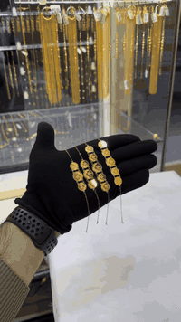 سوار ليرات ذهب خليجي عيار ٢١  ‎الفرع الأول /الكاظميه -الفضوه ساحة الدل...