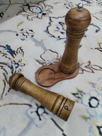 مطحنة ملح وفلفل • خشبية • ٨انش