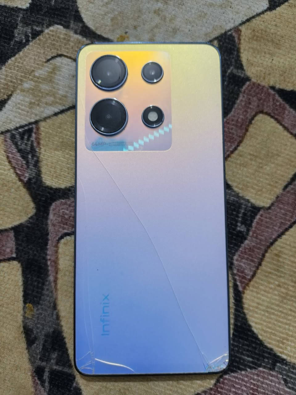 #جهاز : انفنكس نوت 30. 
#ذاكره : 256 GB. 
#بطارية : 5000. 
#السعر : 150. 
ــــــــــــــــــــــــــــــــــــــــــ
الجهاز #مكفول من الصيانة
للأستفسار : #واتساب ***********
أو مراسلة #الخاص. 
ــــــــــــــــــــــــــــــــــــــــــ
مكاني بغداد _ حسينية المعامل 
#لايوجد_توصيل
