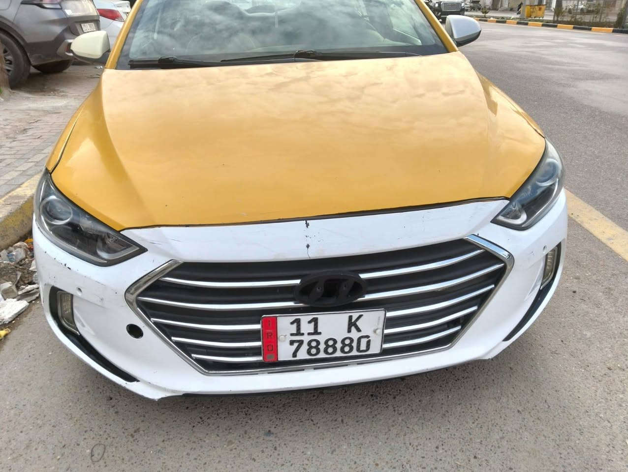 السلام عليكم
النترا 2017 بغداد وارد امريكي حادثهه چاملغ خلفي وصندوك مامعمرات زين يحتاجلهه تربيب سعرها 93بيهه مجال  الاستفسار على الرقم ***********
