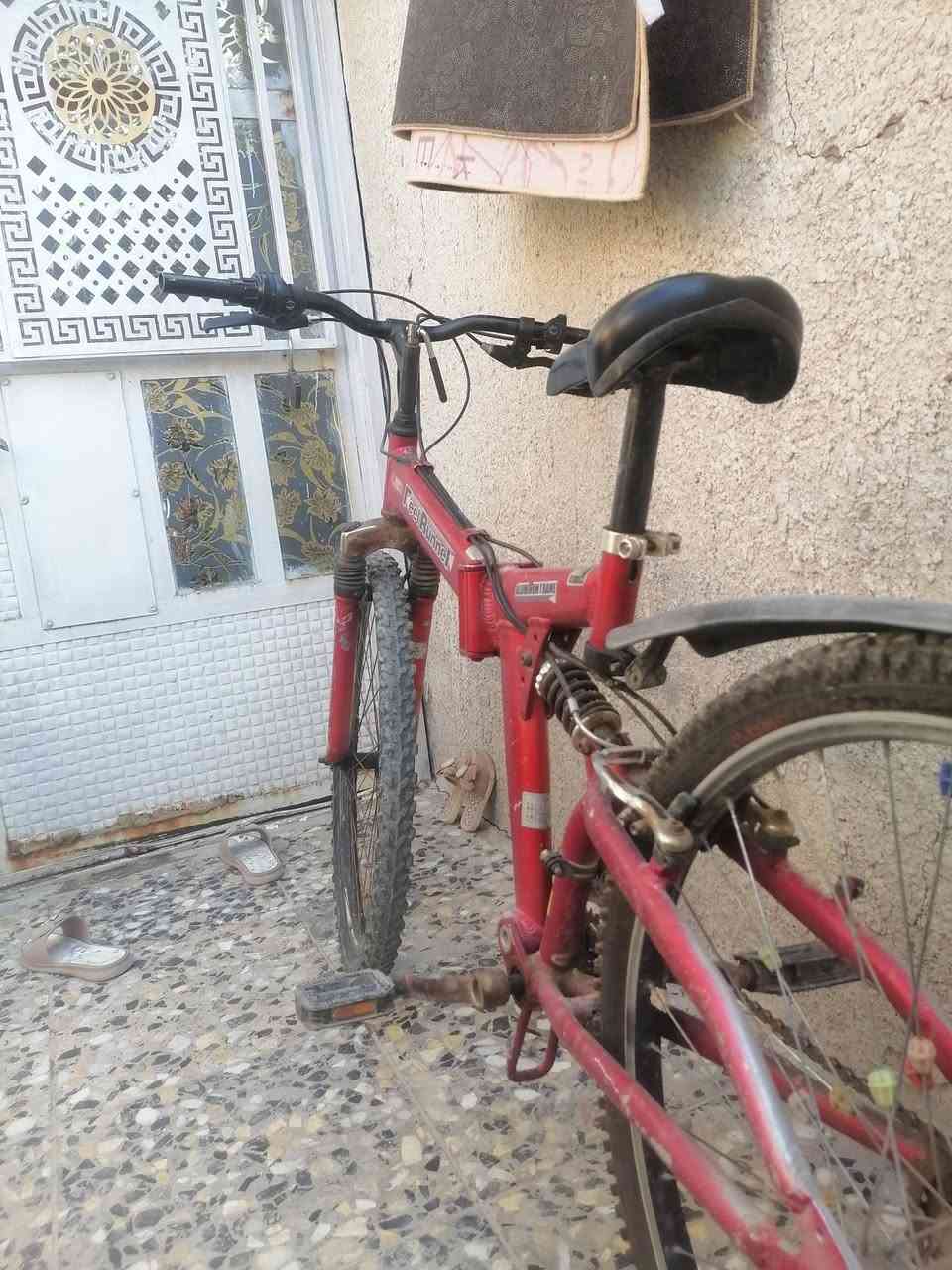 السلام عليكم عندي بايسكل للبيع باسكل خير من الله تيرات جدد أوياله جدد كشن كشر حلو ياباني اصلي فافون بريكات ورا كدام شغالات عكرب٧ نمر سعر 60 وبي مجال  مكان بغداد منطقة الاصلاح قرب منطقة بوب الشام الاسفسار *********** متواجد عل واتساب
