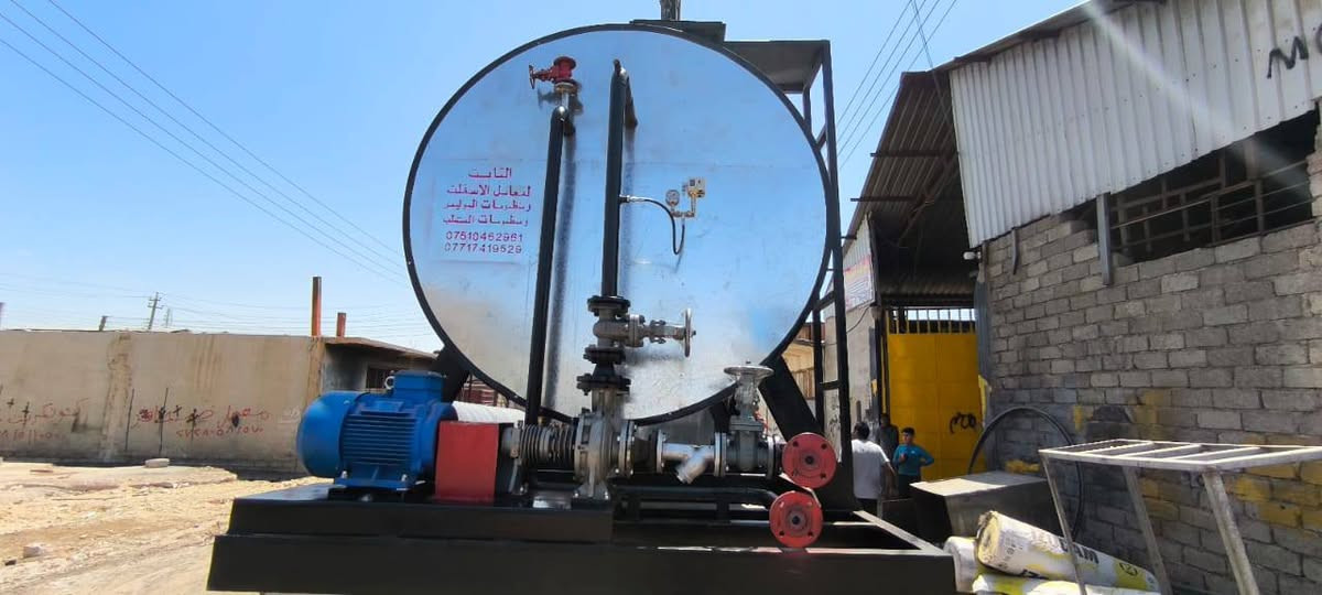 تم وبحمد الله 
تصميم وتصنيع بويلر تسخين هيدروليك oil heating  بقدرة 3 مليون كالوري لصالح مصفى نفط اربيل . 
بتصميم هندسي اقتصادي في استهلاك الوقود وسرعة في التسخين . 
مع ضمان 10 سنوات.

الثابت لمعامل الاسفلت ومنظومات البوليمر و المستحلب ومصافي النفط .

https://www.al-thabit.com/
***********
***********
الموصل . العراق .
#بويلر 
#مصافي
#خزانات
#بوليمر 
#مستحلب

