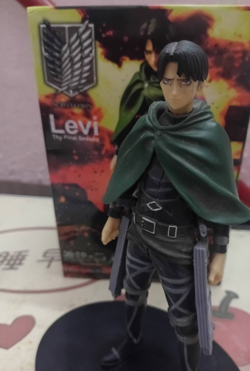 للبيع مجسم ليفاي من انمي هجوم العمالقه، السعر ٧ الاف ، هو والصندوق مالته


**إذا كنت صاحب هذا الإعلان وتريد حذفه لأي سبب، رجاءا أرسل رسالة إلى الدعم الفني**