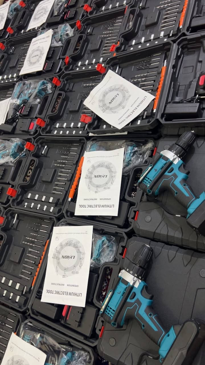 السلام عليكم 
دريل شحن اصلي. ضمان سعر القطعه 18 الف
توصيل مجاني داخل الضلوعيه موجود توصيل محافظات 🚚
***********
