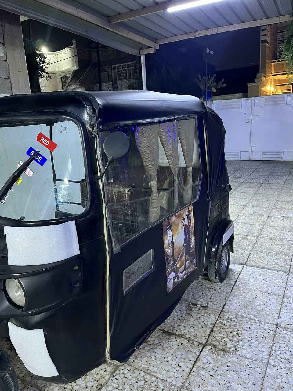 السلام عليكم تكتك 16شهر ال 12طابه بل 17رقم و سنويه التكتك محدثه 20كله مكينه 20جديده مكفوله تنقيص تبخير خير من الله التكتك كامله من كلشي برغي ما ناقصه ما بيه اي شي تشغل. و تطلع كبل السعر 4ملاين وبيه مجال مكاني زعفرانيه شارع المعهد رقمي ***********
