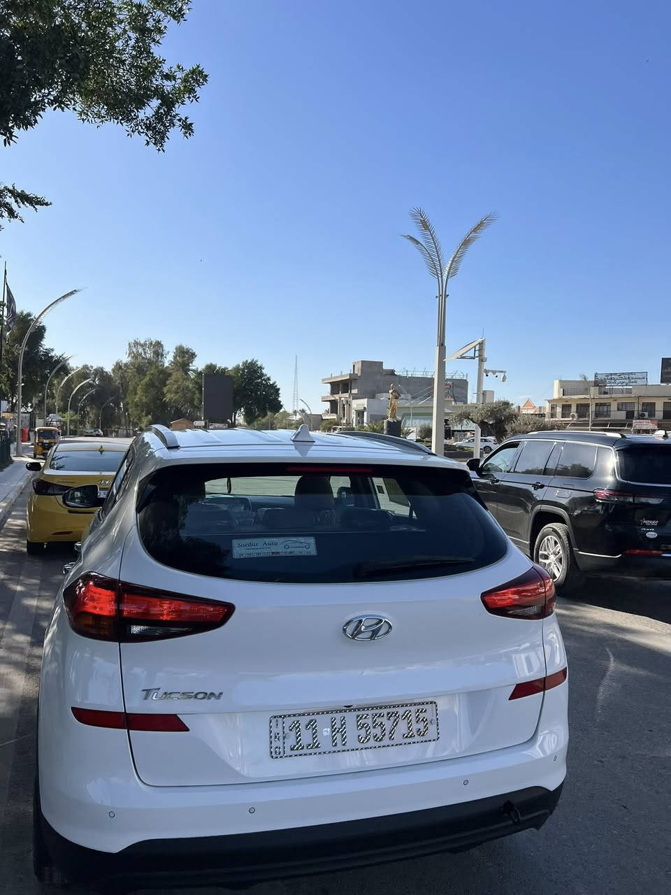 سلام وعليكم توسان موديل 2019 الكاصد اصلي رقم بغداد  سياره جديده مكفوله من الصبغ سعر 190 وبيها مجال رقم الهاتف ***********
