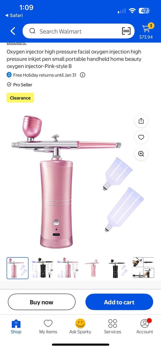 حط سعر وبالعافية
صندوق جهاز تجميل محمول لحقن الأكسجين. 
يستخدم لترطيب البشرة والعناية بالأظافر.
يمكن استخدامه أيضًا للوشم والرسم.
يقوم بتوصيل الأكسجين عالي الضغط لتعزيز امتصاص العناصر الغذائية وتجديد شباب البشرة.
مناسب للاستخدام المنزلي بجودة صالونات التجميل.


**إذا كنت صاحب هذا الإعلان وتريد حذفه لأي سبب، رجاءا أرسل رسالة إلى الدعم الفني**