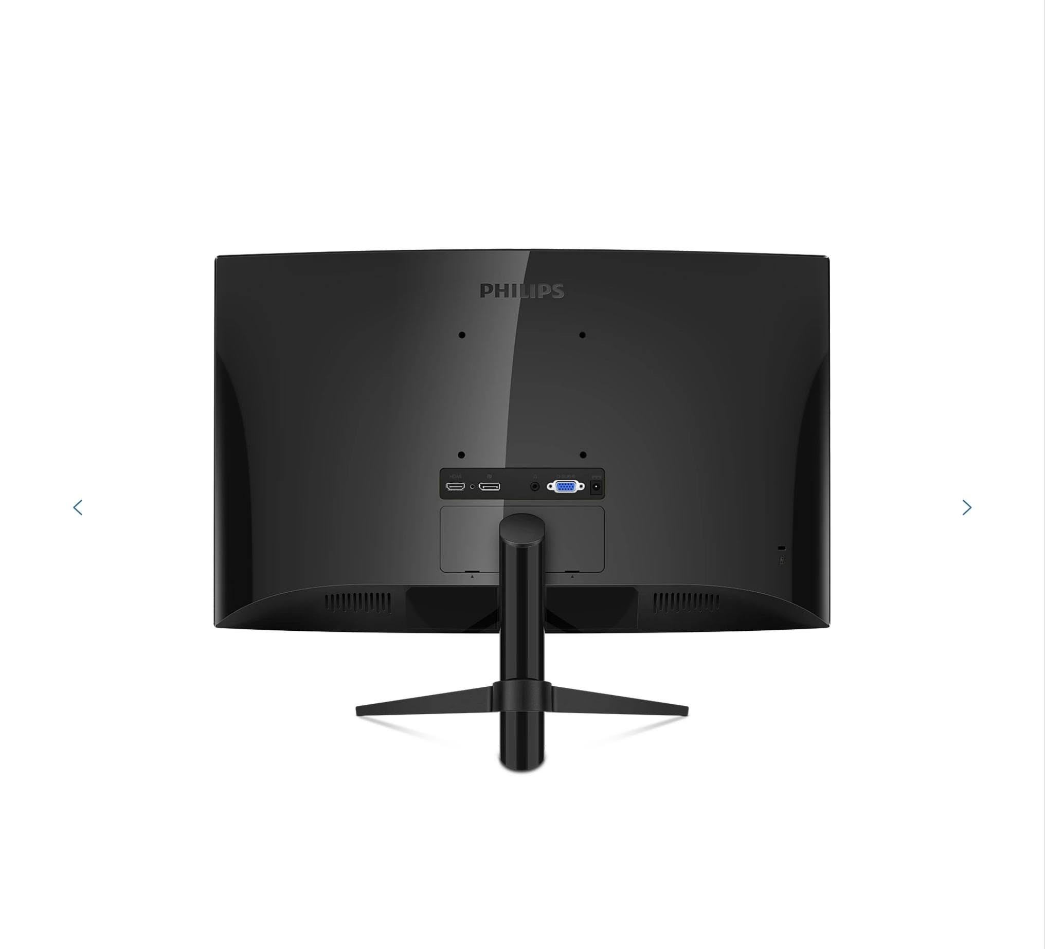 السلام عليكم 
شاشة للبيع Philips 242M7 Gaming
الحجم: 23.6 إنش (منحنية 1500R)
الدقة: Full HD (1920×1080)
معدل التحديث: 144Hz
نوع اللوحة: VA
السطوع: 250 شمعة
التباين: 3000:1
الألوان: 16.7 مليون لون
تغطية الألوان: sRGB 121% / NTSC 98.7%
زوايا الرؤية: 178 درجة
المميزات:
دعم AMD FreeSync (لألعاب بدون تقطيع)
شاشة منحنية تعطي تجربة أفضل بالألعاب
تقنية Flicker-Free (مريحة للعين)
وضع LowBlue لتقليل إجهاد العين
تحسين الصورة SmartImage Gaming
المنافذ:
HDMI 1.4
DisplayPort 1.2
VGA
مخرج صوت (Audio Out)


**إذا كنت صاحب هذا الإعلان وتريد حذفه لأي سبب، رجاءا أرسل رسالة إلى الدعم الفني**