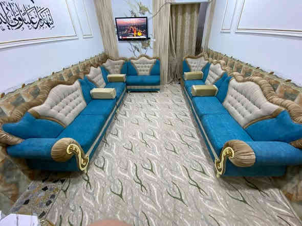 ديوان تفصال ملكي درجة اولى الثكيل جديد بالجيس 12 متر 8 قطع مع خمس مساند تكيات ب850 وبيه مجال للشراي بالزبير متوفر توصيل *********** #البصرة #تحطيم_الاسعار🔥🔥🏃‍♂️🏃🏼‍♀️ #الزبير_واهل_الزبير #البصرة_الحبيبة #البصرةشط_العرب
