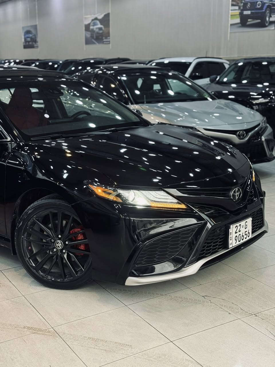 TOYOTA CAMRY 2022 XSE
فول فول موسفات

***********
بانوارما
بسمة
كشين كهرباء
وايرليس جارج
كشين هيتر
لايت ليد
تشغيل عن بعد
شاشة كبير
ضرر بابين هيلال جاملخ خلفي ارباك فقط برده بجم كبس
عينوان إربيل معرض ابراهيم ناميق شيخاني 
سعر ٢٢٨ مجال
***********
