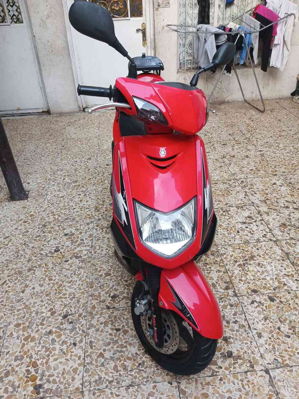 السلام عليكم
دراجه سكنس نثيه كابريتر 
كوري السرعه 140 رمبه لوك جديد ماشيه27 مكفولة كفاله عامه المكان بغداد ***********
