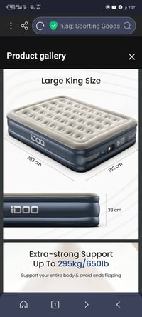 دوشك نفخ • طبي • زرف ٢سم