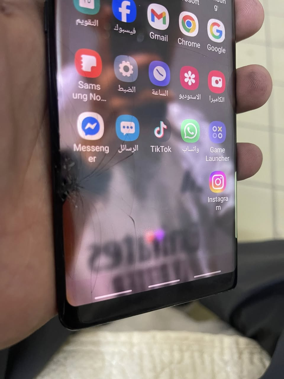 سامسونك نوت 8
ذاكره ١٢٨ 
جهاز  كلها شغال دبل سيم كارت 
كله شغال على وضع شركه 
بس بس هاي طخه بل الكاسه وما مئثره. 
جهاز بيع او مراوس 
مكاني كراده


**إذا كنت صاحب هذا الإعلان وتريد حذفه لأي سبب، رجاءا أرسل رسالة إلى الدعم الفني**