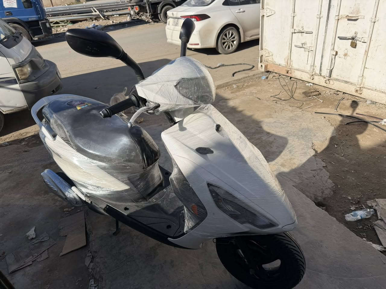 دراجه اكزز حديث قبق نفخ ياباني للبيع ماشيه اقل ١٣ الف مكاني بغدادالثعالبه او منطقه شارع فلسطين ***********
