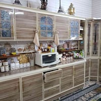 كاونتر المنيوم • ٦ بيبان ٣ مجرات • سِنك مرمره