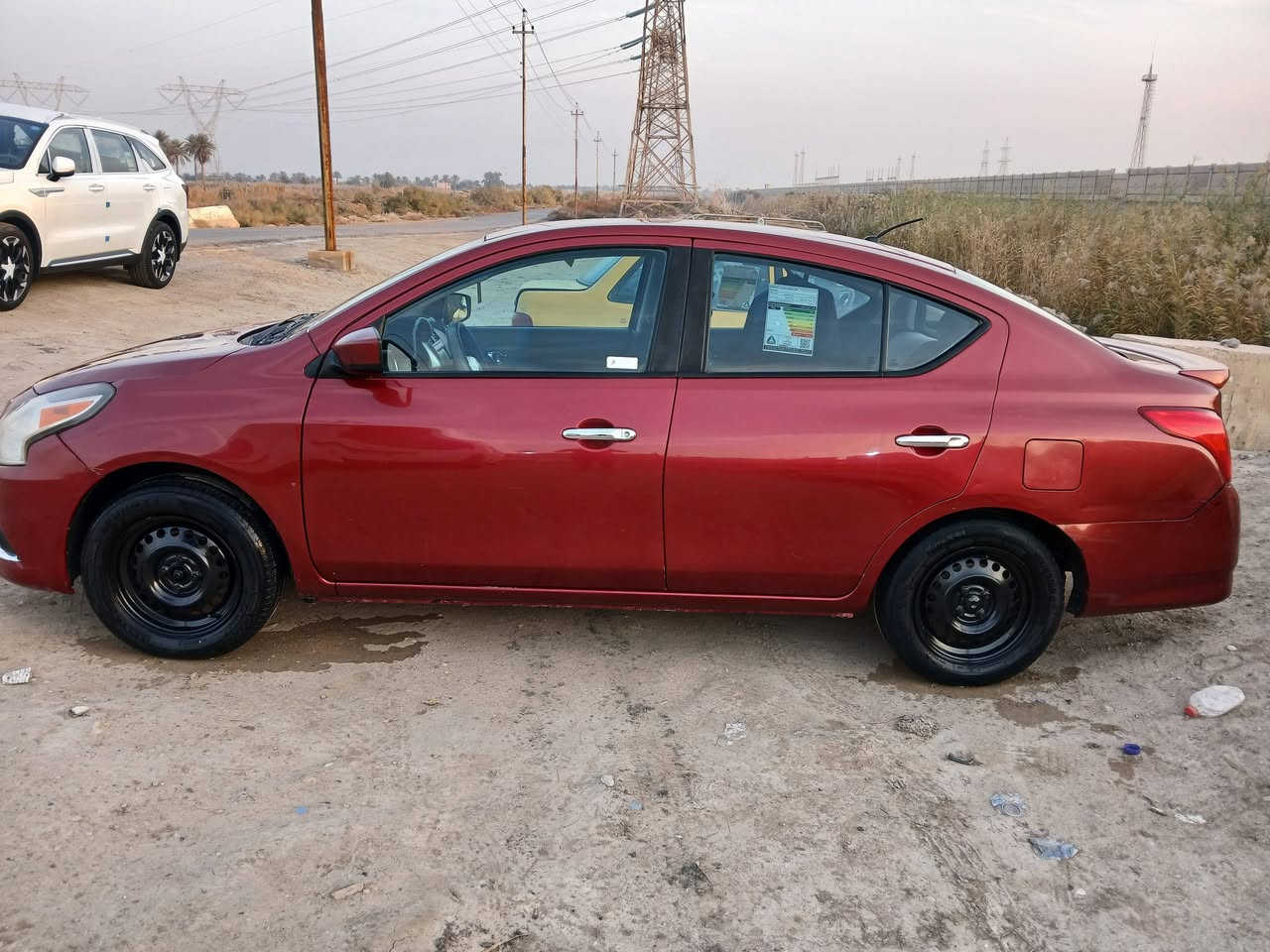 السلام عليكم نيسان فيرسا 2019  رقم بغداد السياره جاهزه تخم تاير كير جديد محرك قبل ٥ اشهر بدلته جديد كهربائيات كله شغال العنوان بغداد ابو غريب ***********  واتساب فقط *********** متواجد اتصال صور الحادث اول تعليق السعر 86 وبيهه مجال
