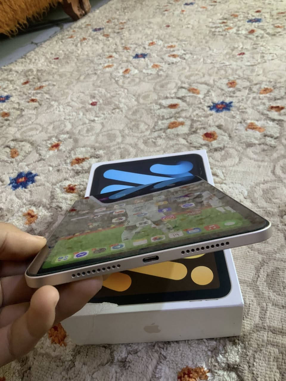 السلام عليكم ايباد ميني  6 ذاكره64 بطارية 97 
كارتون غراض كامل ايباد شرط مامفتوح وهاي نضافته كدام العين شرط شخط مآبي ولا طخه ومابي أي عيب بوبجي 60 فريم سعرة خاص


**إذا كنت صاحب هذا الإعلان وتريد حذفه لأي سبب، رجاءا أرسل رسالة إلى الدعم الفني**