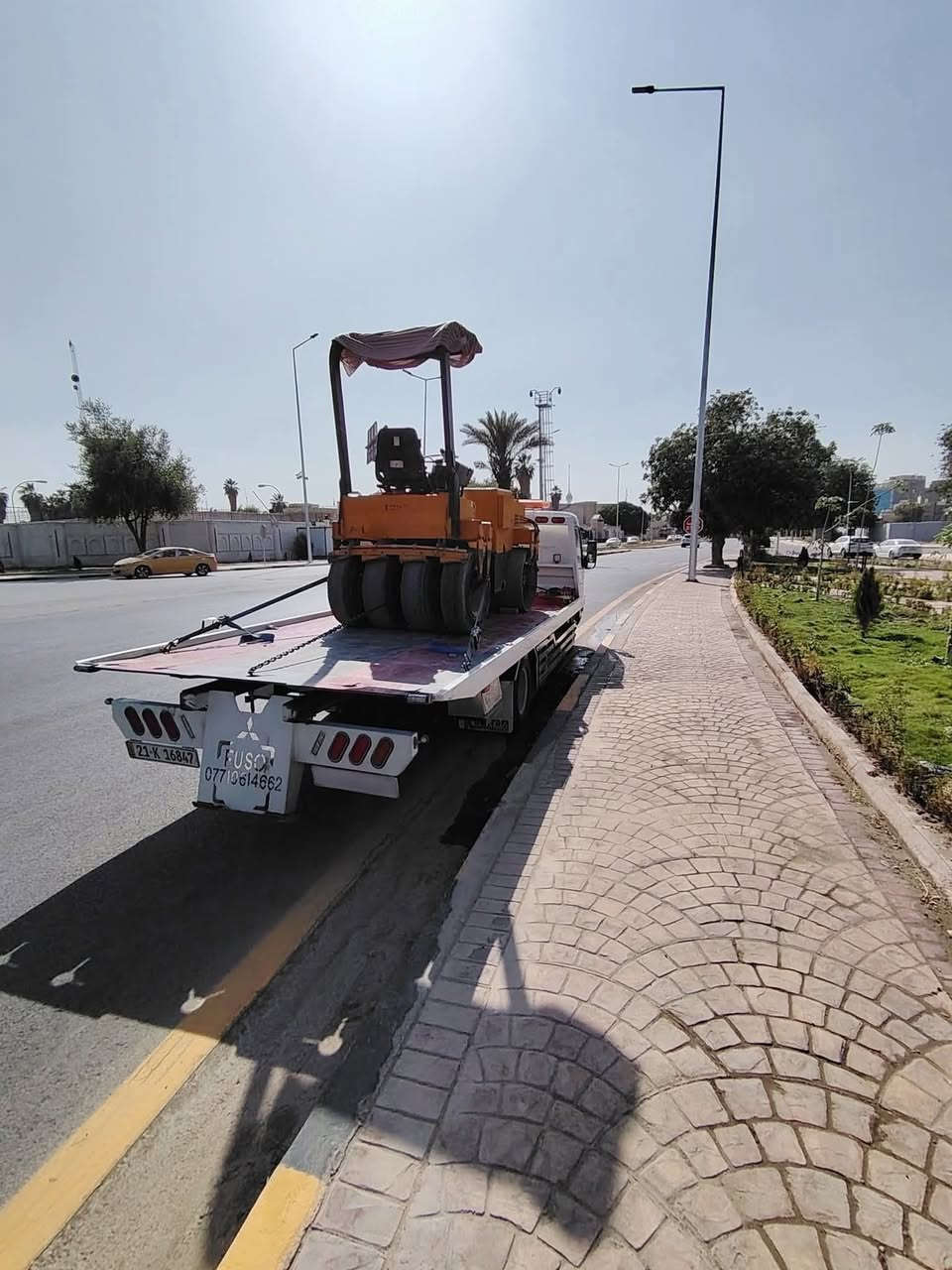 السلام عليكم
كنتر كرين سطحي موديل 2025 
بدي 3جكات عمل درجة اولى 
طول 5 متر 
تايرات جوبلس 
الهاتف ***********
الهاتف ***********
رقم سليمانية تحويل مباشر
