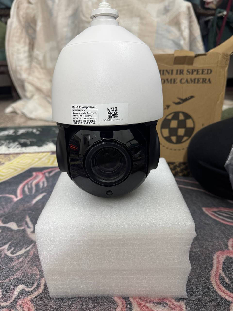 كاميرا مراقبه 360 درجه بالكارتونه غير مستخدمه السعر 180
للتواصل مراسله الصفحه او على الرقم 
***********
