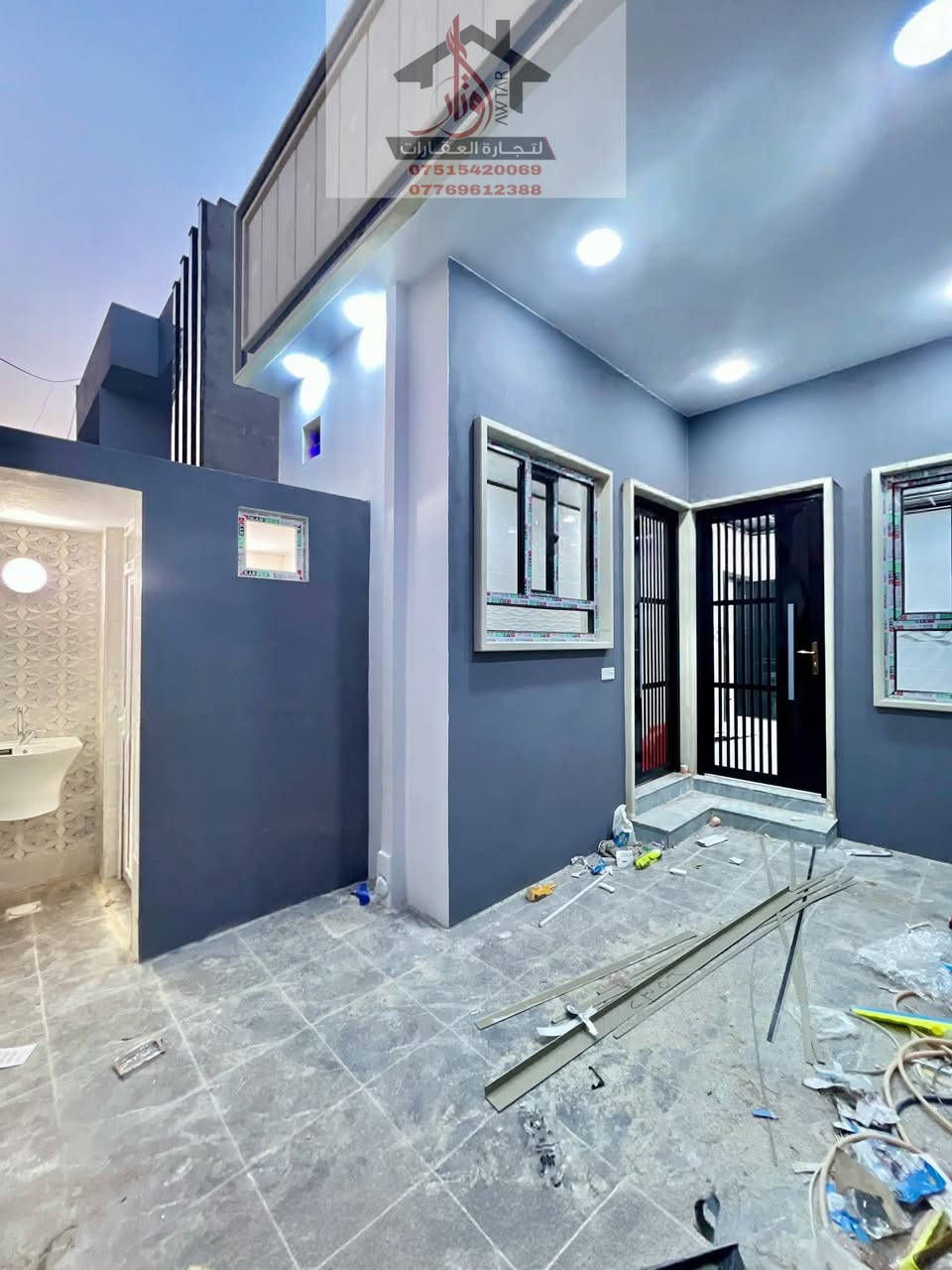 دار سكني للبيع طابق واحد 
في حي السماح الثانية بمدينة الموصل 

المساحة 100 متر ومقابل فرع وحديقة على شارع 15متر اتجهة قبلة بناء زيرو تسليم فوري 

سند طابو ملك صرف شرط التحويل 
***********
واتساب ***********
مكتب اوتار للعقار سايدين حي السماح الاركان مجاور صيدلية ركن المشاعل
