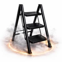 سلم يخدم اصحاب المحلات والمنزل   قابل للطي 3 درجات – Bihart  العلامة ا...