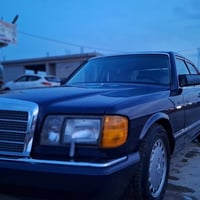 مرسيدس #W126 جامبو 1989 حجم 300 باب قصير السيارة جديدة فووول مكان السي...
