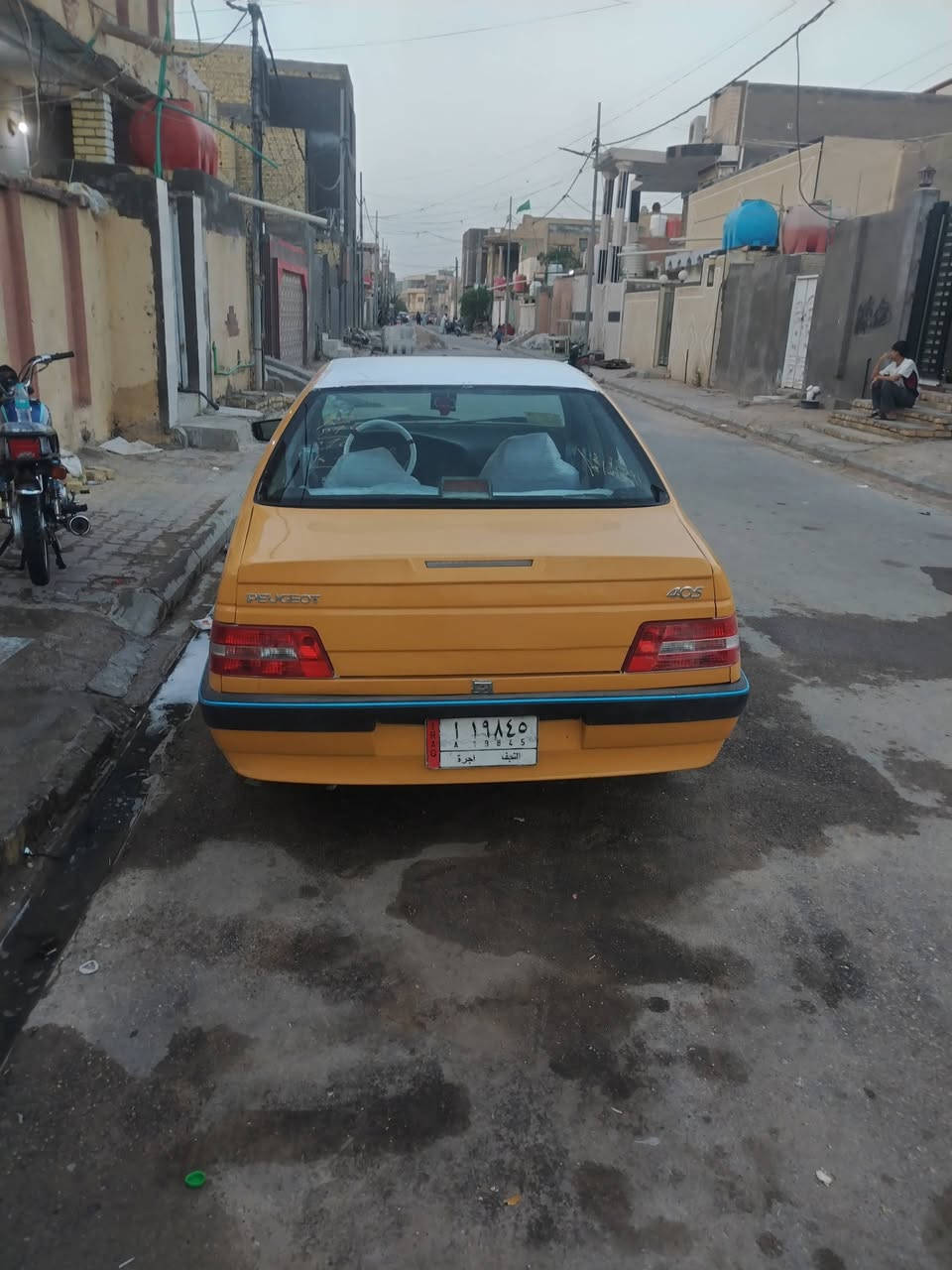 ليهسلام عليكم بيجو 405سياره حلئ من الصوره جاهزه مكينه كير حداديه تخم تاير عنوان سماوه ***********
