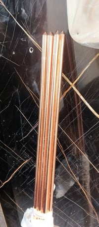 شيش ايرث مغلون جديد مع القفايص سمك 2 ملم/1*12 السعر 2500 دينار//العدد ...