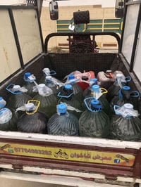 نفط ابيض 100لتر ٦دبات نص للبيع بسعر 72الفً فقط  مستعدون لجلب النفط لغا...