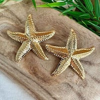 حلقات أذن • شكل نجم البحر • اكسسوار