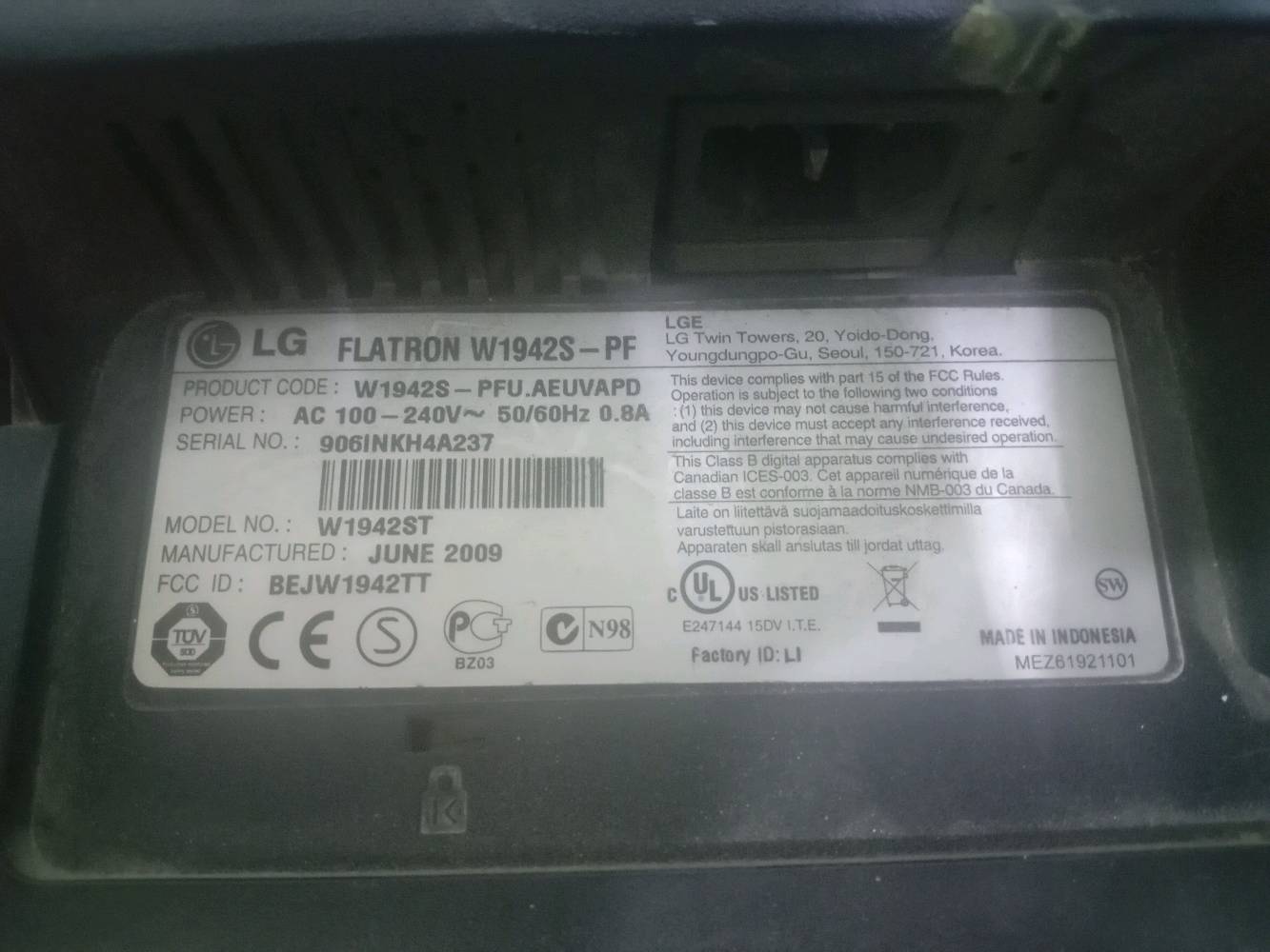 شاشة حاسبة وتعمل للكاميرات 60 هرتز نوع LG السعر 40 ألف دينار عراقي العنوان البصرة الجمهورية قرب مكينة الثلج
شنو حجم الشاشة بالضبط؟: 
16
هل الشاشة مابيها أي خدش أو عيب؟: 
لا
وين مكانك بالضبط للمعاينة؟: 
الجمهورية قرب مكينة الثلج 
هل تدعم الشاشة دقة 60 هرتز أو FPS؟: 
60 نعم
هل يقبل السعر التفاوض؟: 
نعم