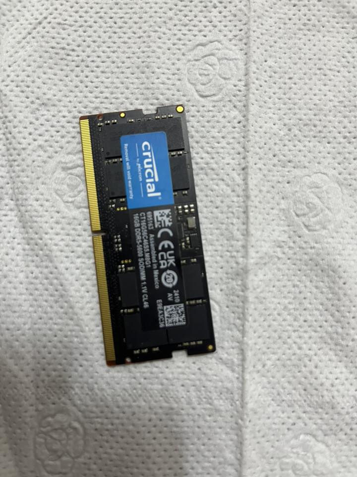 السعر 125

رام لابتوب 16Gb
DDR5 5600
مكاني بغداد الرصافه
***********
