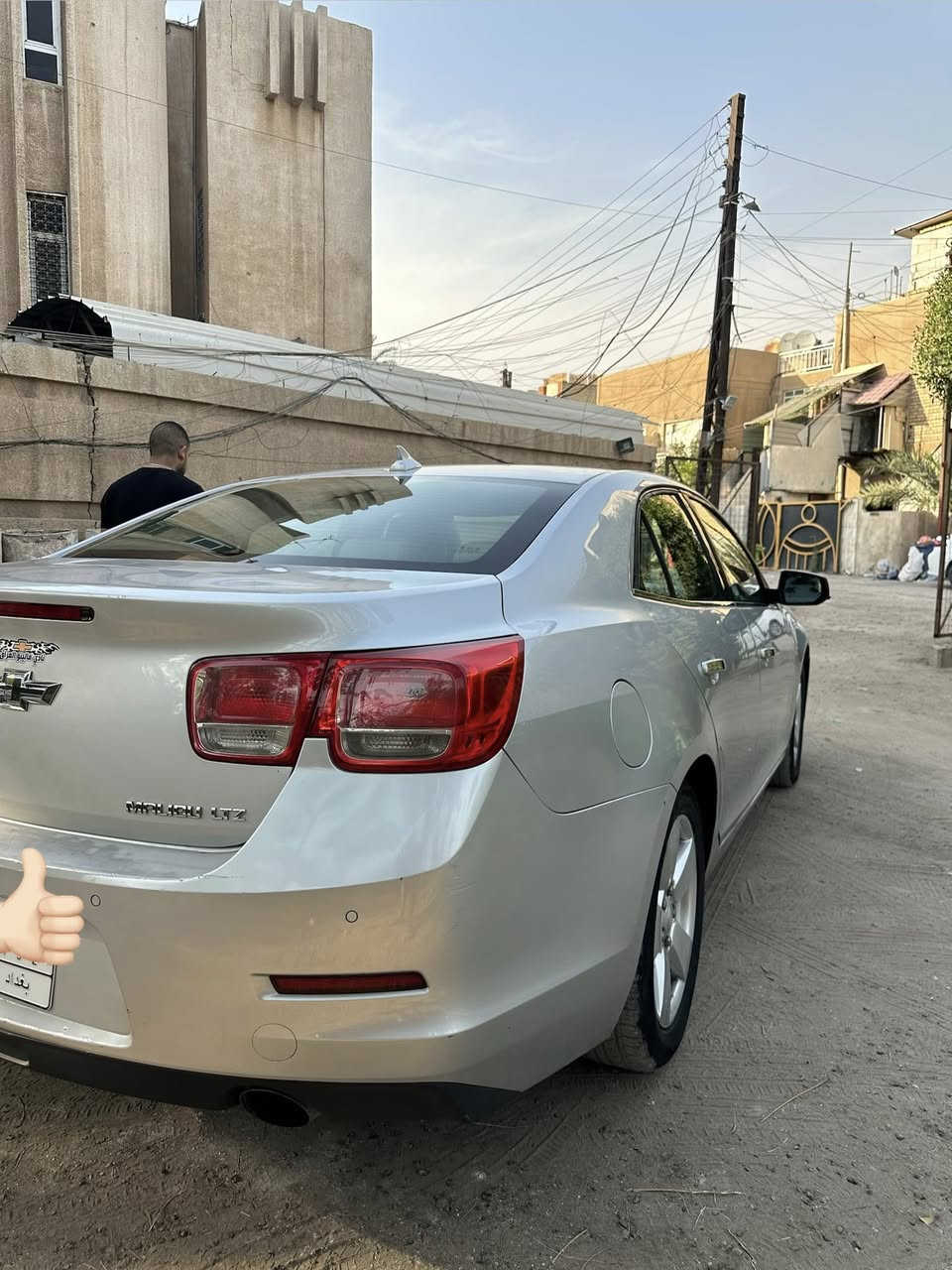 ماليبو ٢٠١٣ خليجي
محرك ٢٤٠٠ 
مواصفات LTZ
فتحة 
شاشة كبيرة
قاصة
كراسي كهرباء جلد وقماش
لايت زنون عدسة ترحيب
هاند بريك بصمة
حساسات خلفية
كاميرا خلفية
تحكمات ستيرن
مثبت سرعة

باب السايق مبدل ومصبوغ
جاملغ السايق مبدل نفس اللون
باب خلف الراكب مبدل نفس اللون
صبغ وتعديل بسيط بالجاملغ خلف الراكب
باب خلف السائق معدل بارد شي بسيط

السعر ٩٥ وبي مجال

مكان السيارة بغداد

***********
